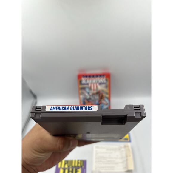 American Gladiators Nintendo NES Complete CIB Excellent Condition - Tested - Picture 2 of 16